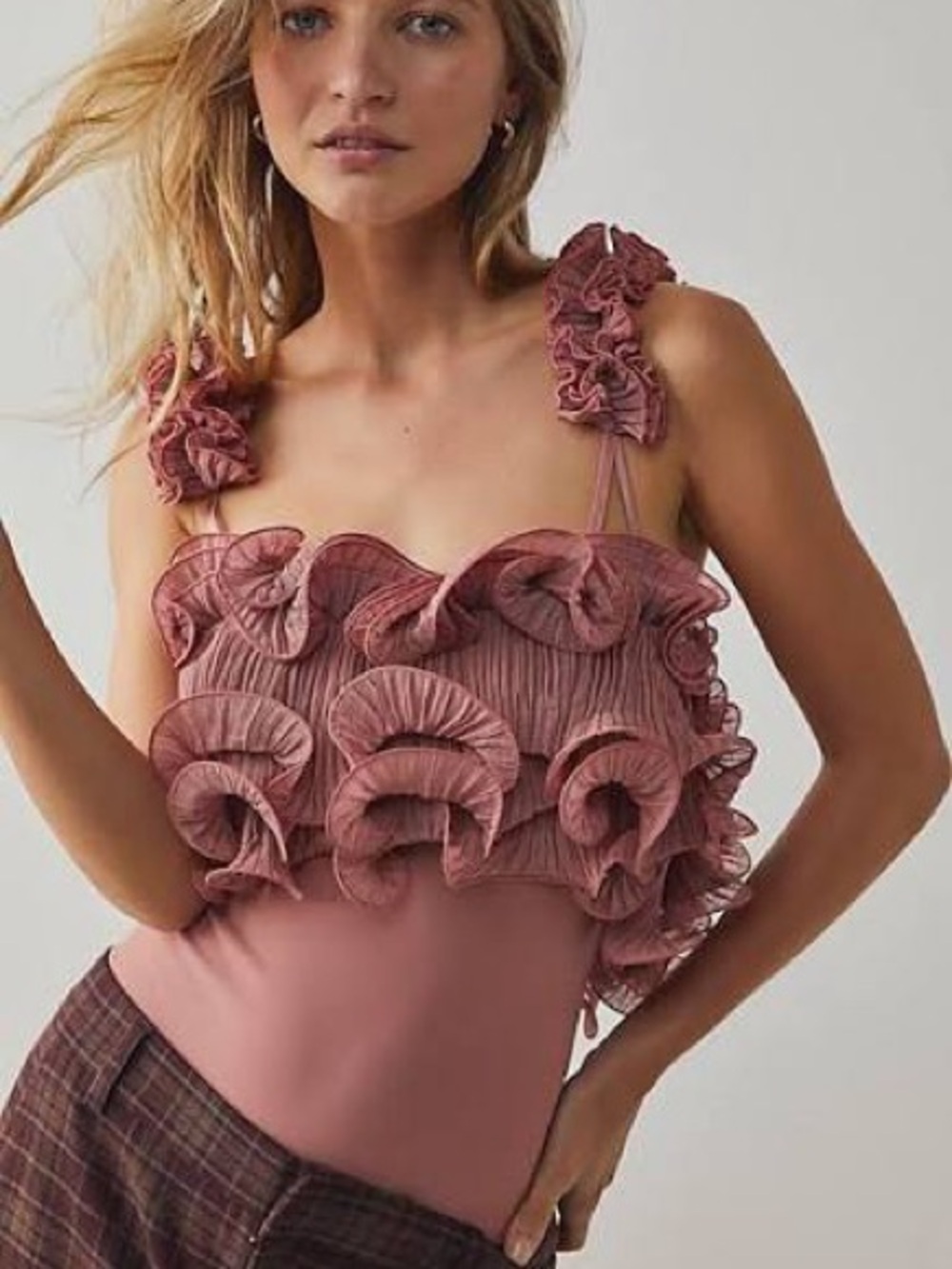 Free People For the Frill of It Bodysuit